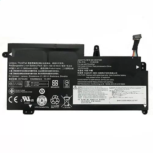 laptop battery for Lenovo ThinkPad S2 Gen 1  