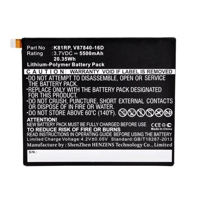 laptop battery for Dell Venue 8 7000  