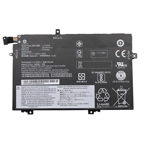 Genuine battery for Lenovo ThinkPad E590(2VCD)  