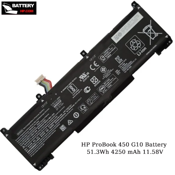 battery for HP ProBook 450 G10