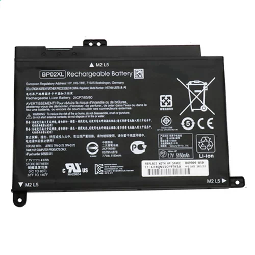 battery for HP BP02XL  