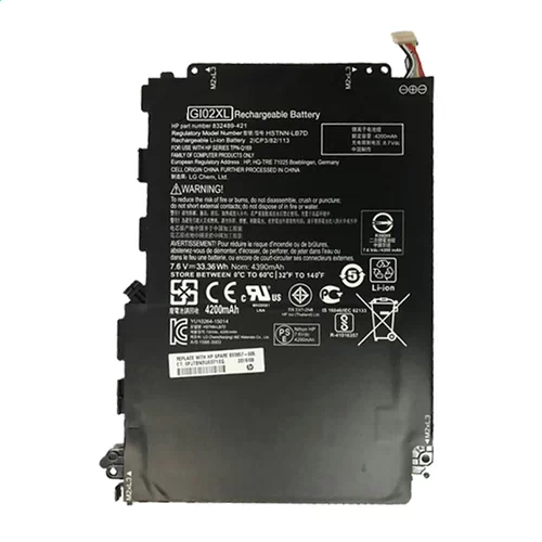 laptop battery for HP GI02XL  