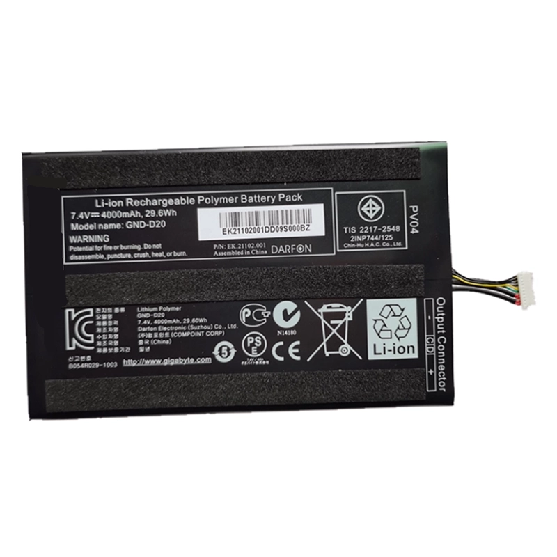 Battery for Gigabyte GND-D20 29.6W/4000mAh 7.7V