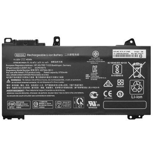 laptop battery for HP RE03XL  
