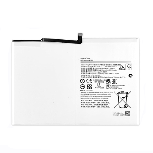 Battery for Samsung SM-X215 6820mAh 3.85V