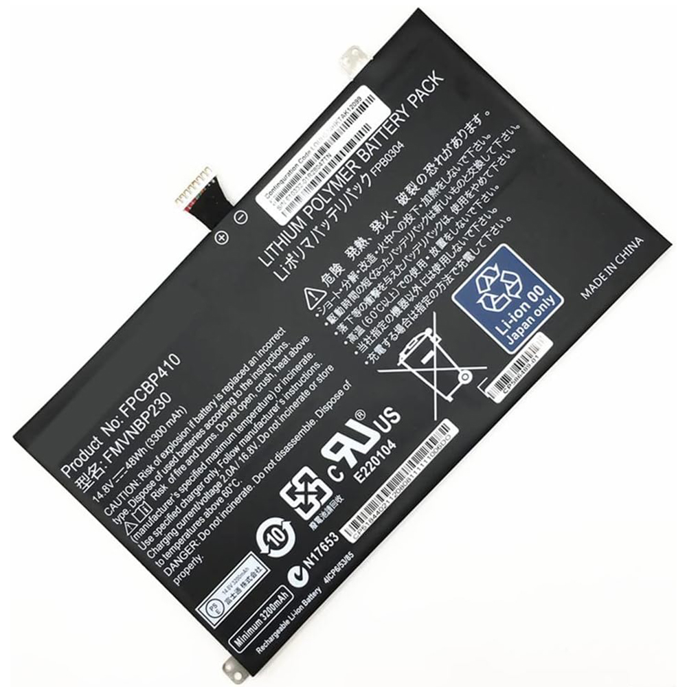 battery for Fujitsu FMVNBP230  